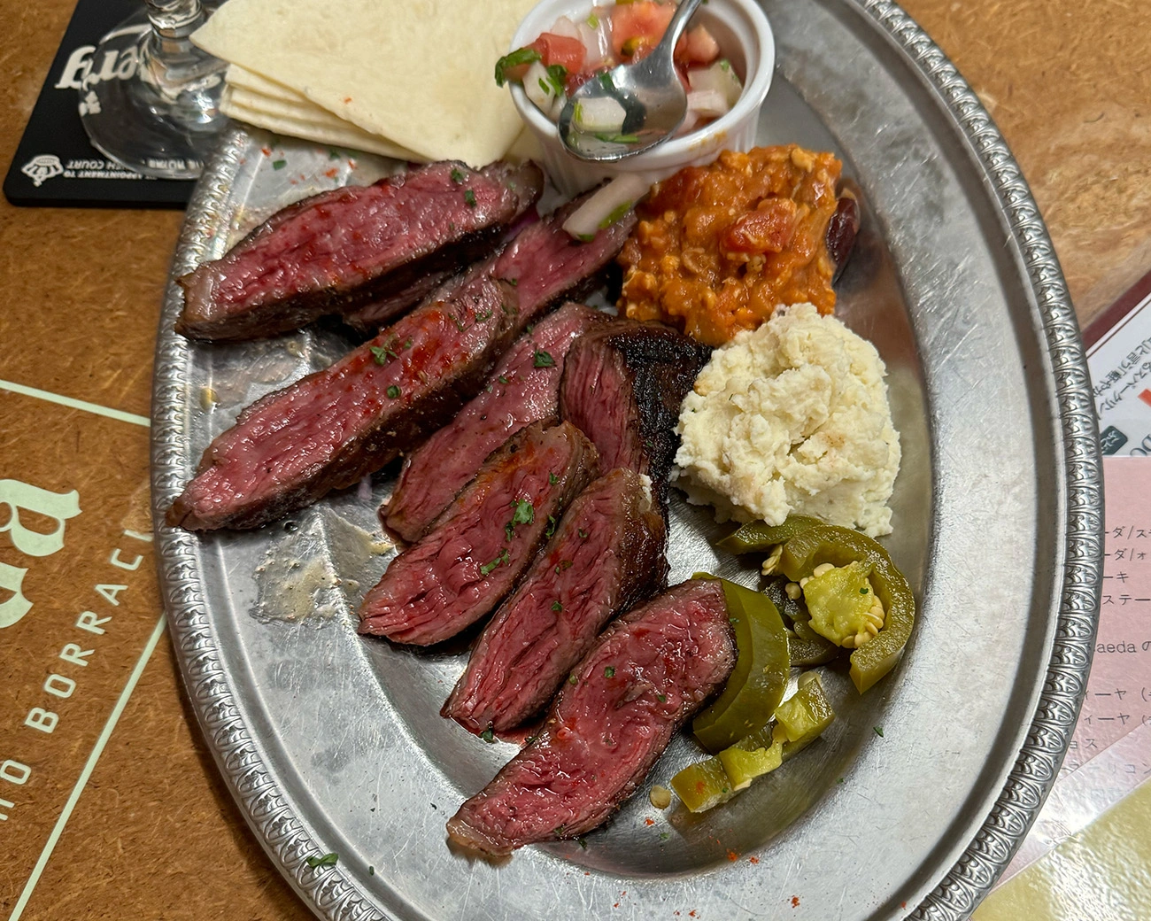 The glorious carne asada at Carne Asaeda.