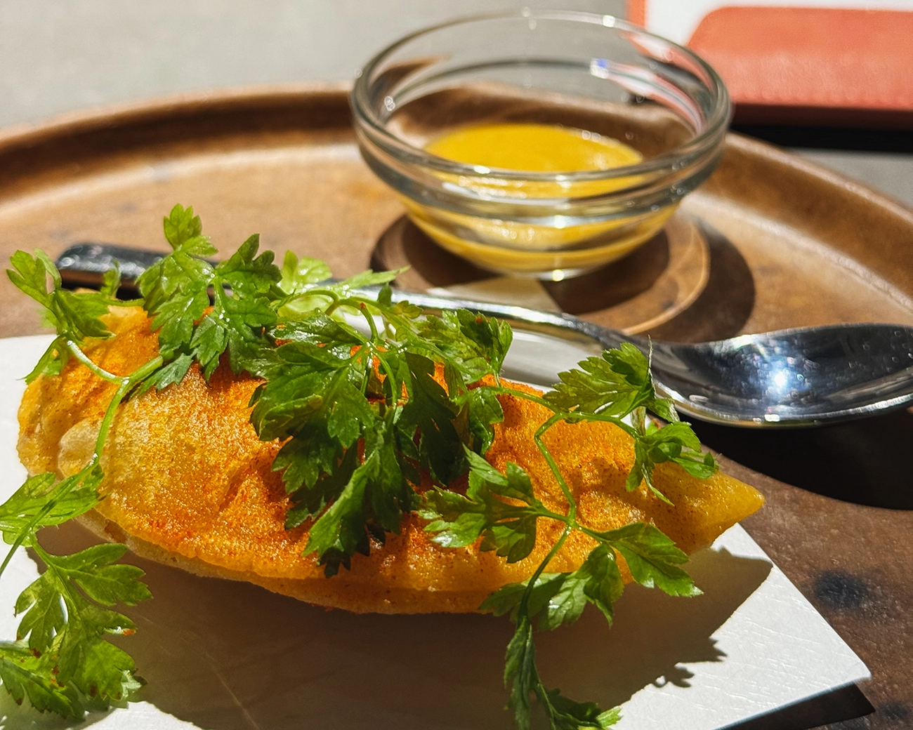 Empanada from Rubia in Tokyo.